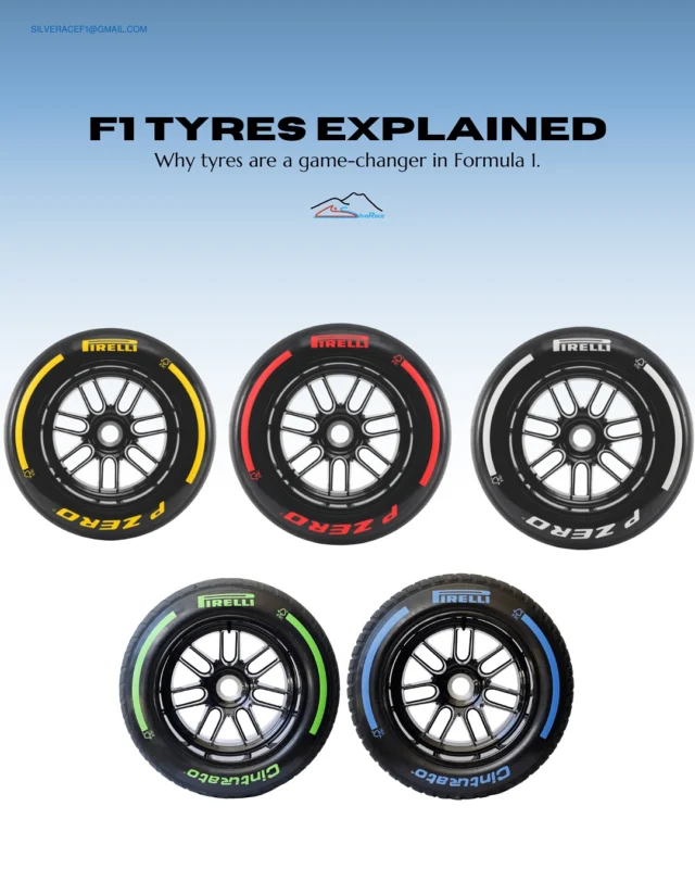 🛞 F1 Tyres 101! 
🏁From slicks to full wets, tyre choice is crucial in every race. 

🏎️Each compound offers different grip, durability, and strategic options.
.
.
.
.
.
.
.
.
.
#F1 #Formula1 #Tyres #Pirelli #F1Strategy #Motorsport #F1Tech #RaceDay #PitStopStrategy #f1inschoolsitaly #f1inschools #stemracing #stem #teamwork #silverace #livefastraceinsilver